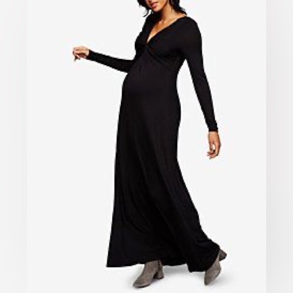 A Pea in the Pod Dresses & Skirts - A Pea in the Pod long sleeve maxi dress